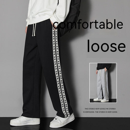 Ins Trend Straight Exercise Casual Pants